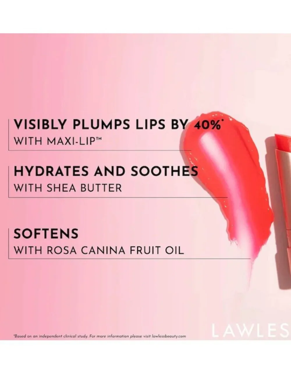 NEW ✅ LAWLESS Forget the Filler Lip-Plumping Line-Smoothing Tinted Lip Balm